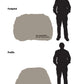 X-LRG BOULDER - SANDROCK   32" x 44" x 58"