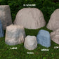 X-LRG LANDSCAPE -  DELUXE TEXTURED ROCK    30.5H X 28W X 19L